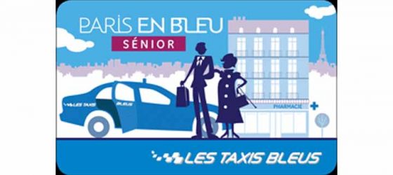 Taxis bleus carte senior
