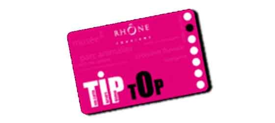 Carte TIP-TOP Rhône