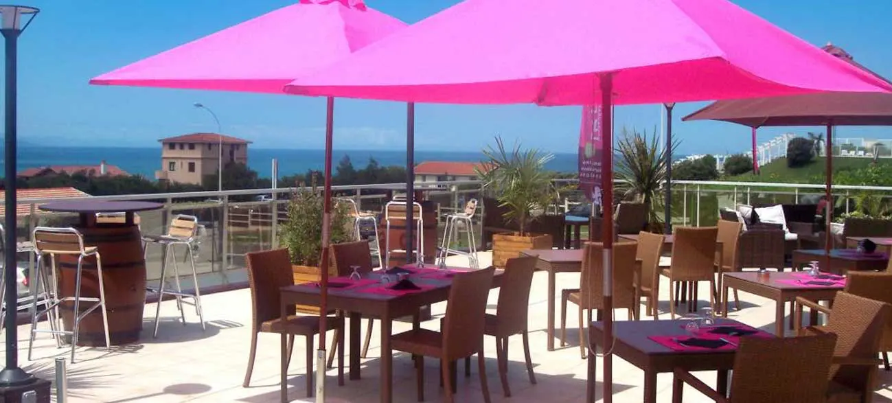 Terrasse de l'hôtel Le Biarritz 3*