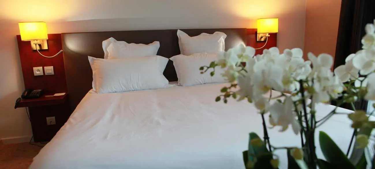 Chambre de l'hôtel Best Western Aquakub à Aix-les-Bains