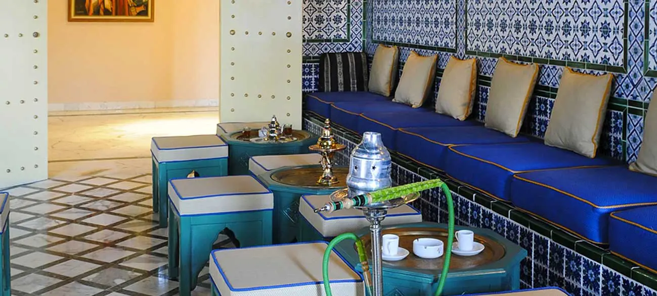 Café de l'hôtel Vincci Helios Beach à Djerba