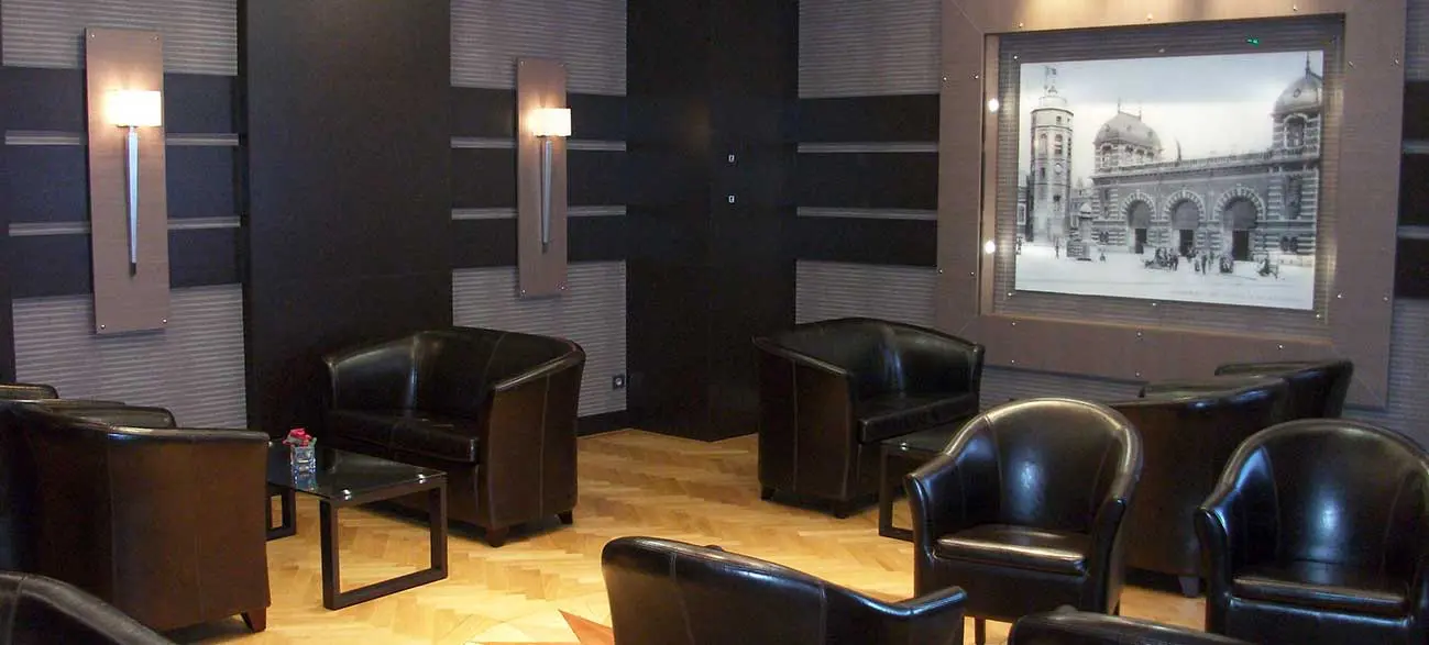 Salon de l'Hôtel Borel en centre ville à Dunkerque