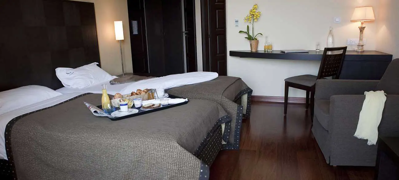 Chambre d'hôtel avec petit dejeuner face au lac Leman à Yvoire