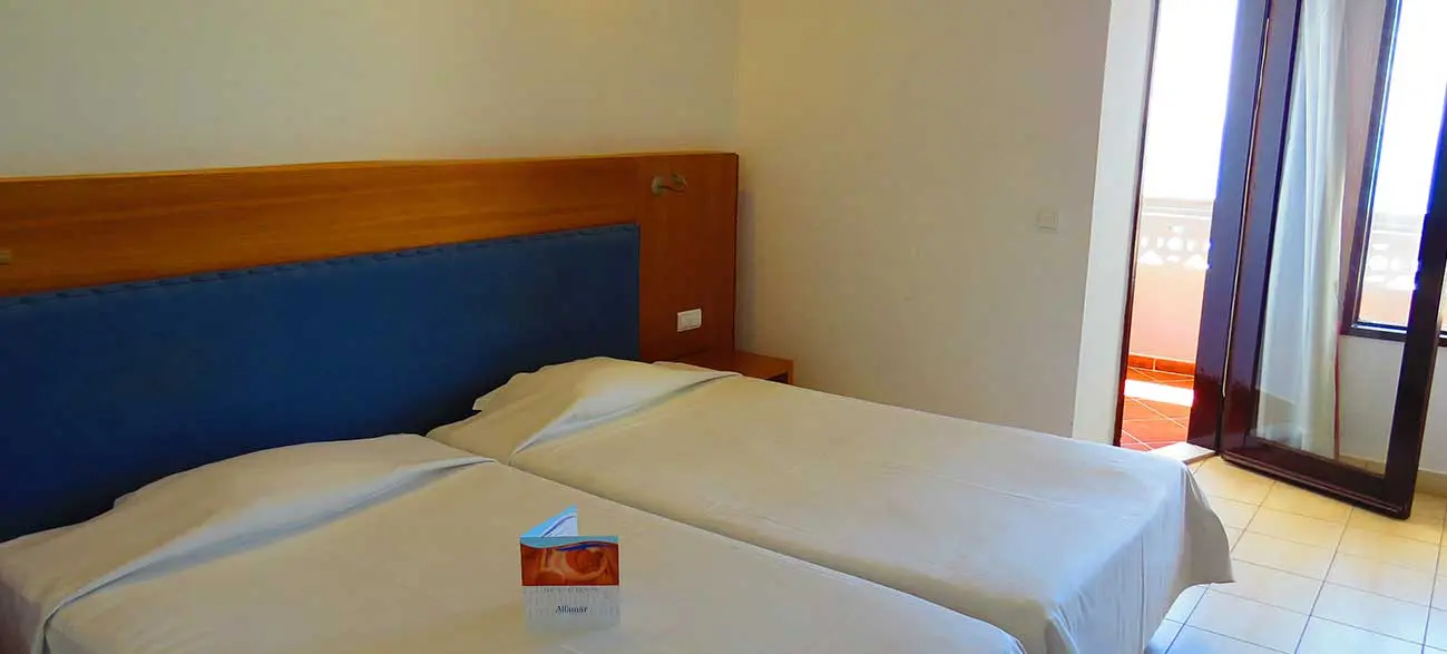 Chambre dans l'hôtel Alfamar à Albufeira au Portugal