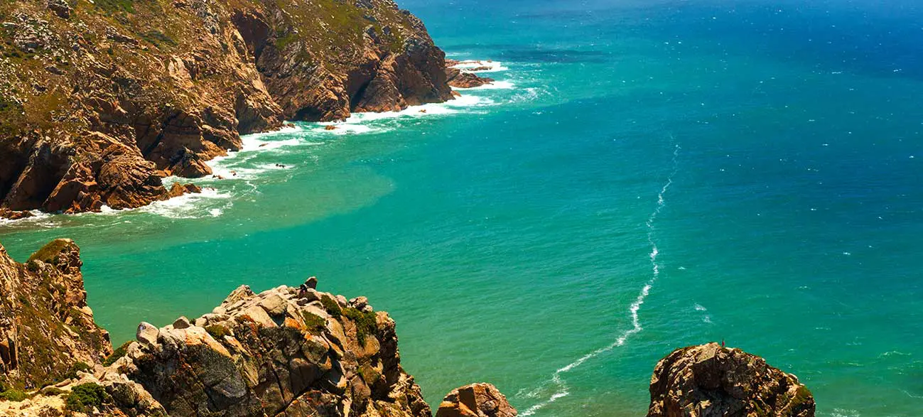 Paysage de mer en Algarve au Portugal