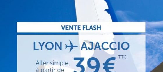 Promo Air Corsica 39 €