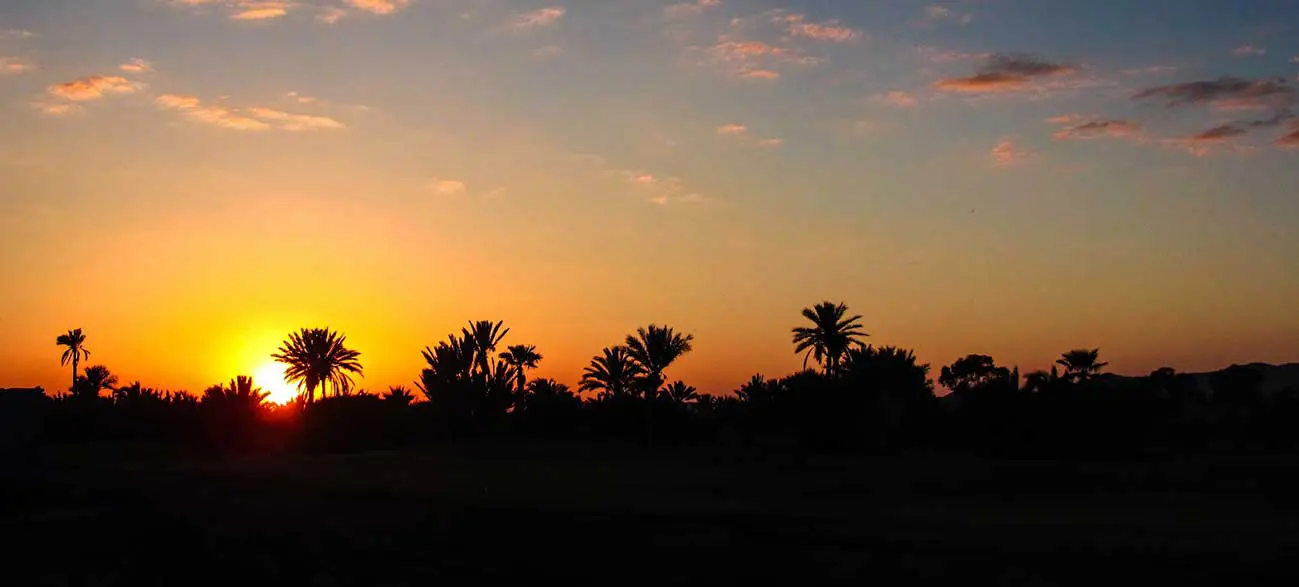 Coucher de soleil Maroc