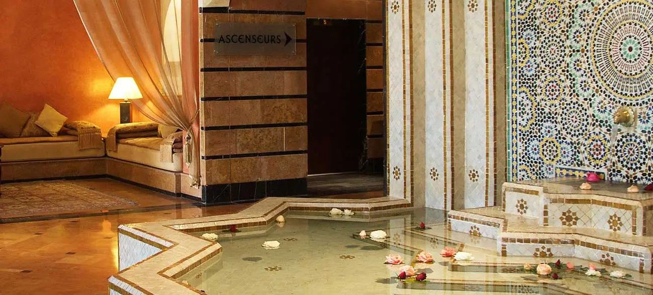 Hall Hôtel Atlas Asni Marrakech au Maroc