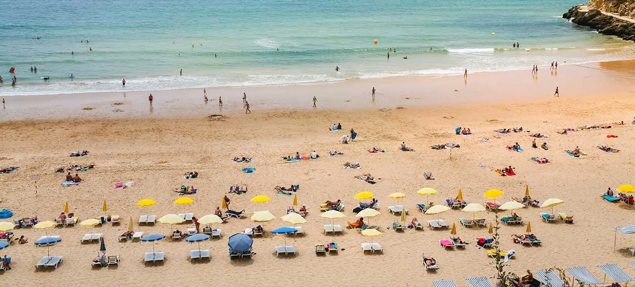 Plage en Algarve Portugal