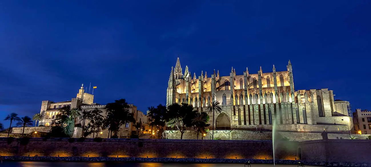 Cathédrale de Palma de Majorque aux Baléares