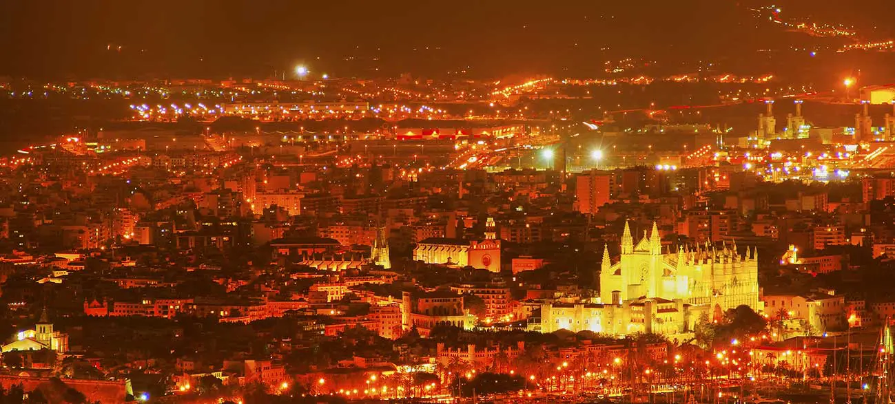 Ville de Palma de Majorque aux Baléares