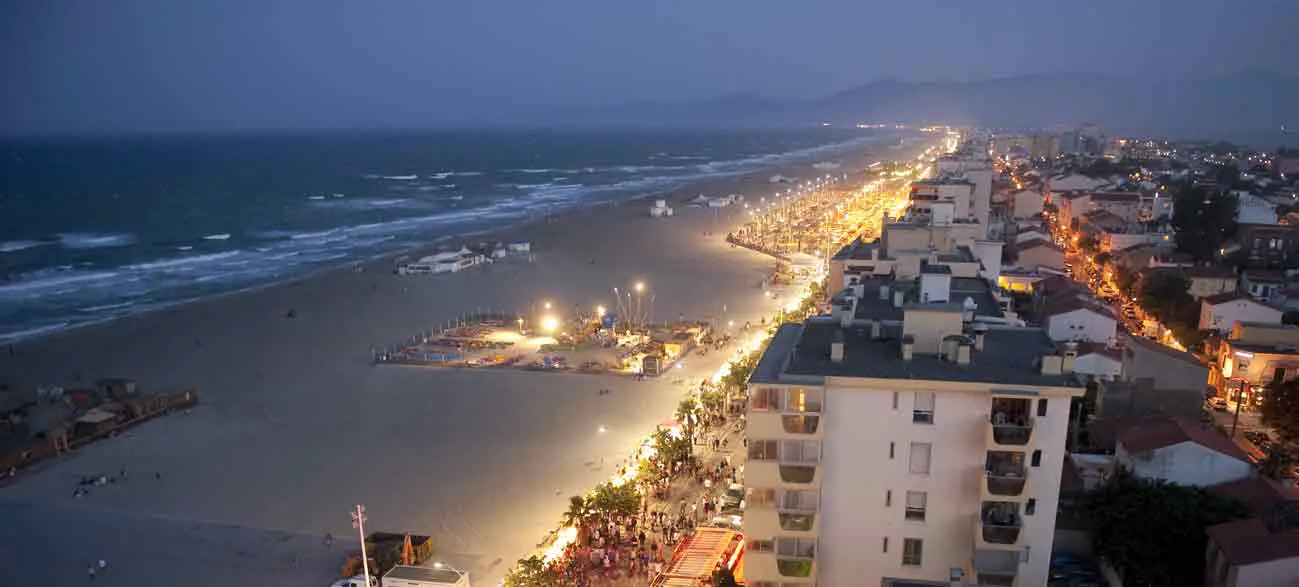ville et plage de Canet-en-Roussillon