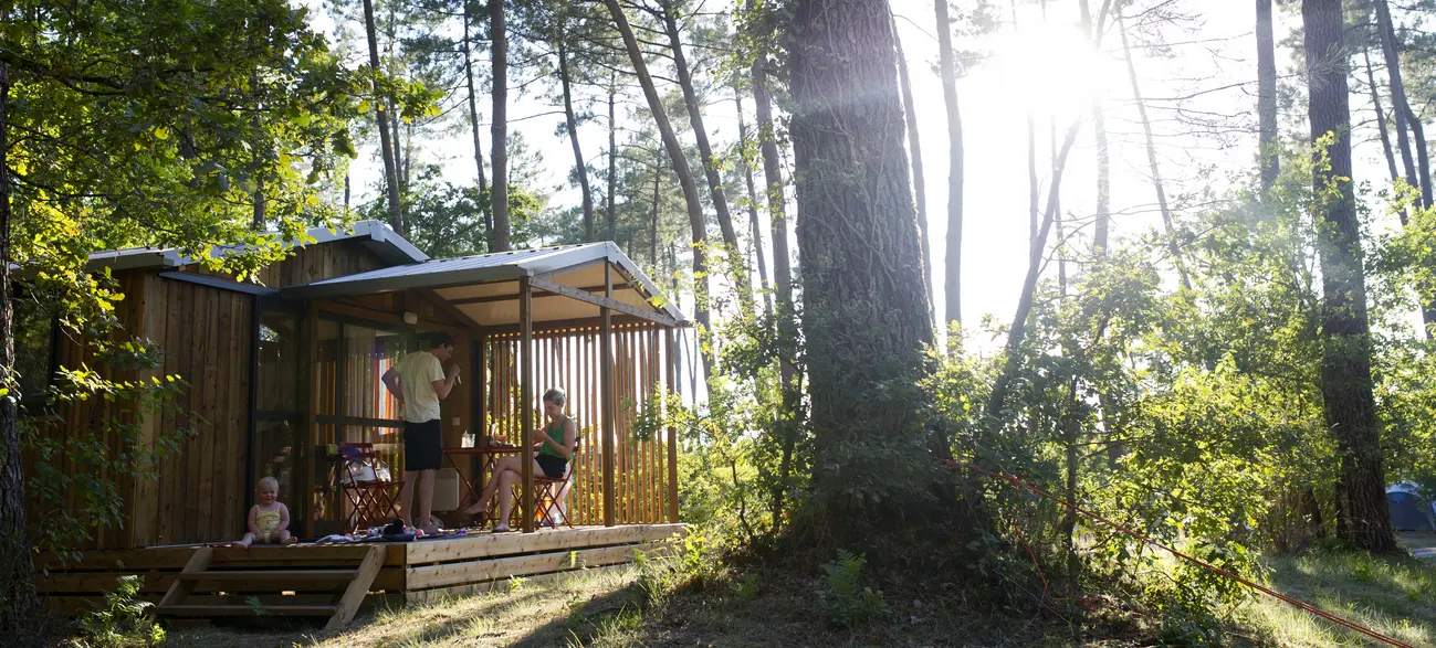 Hébergement évasion au Camping Indigo Landes Sud Saint-Michel Escalus