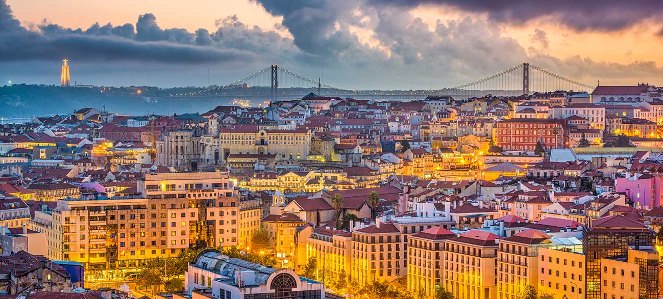 Ville de Lisbonne au Portugal