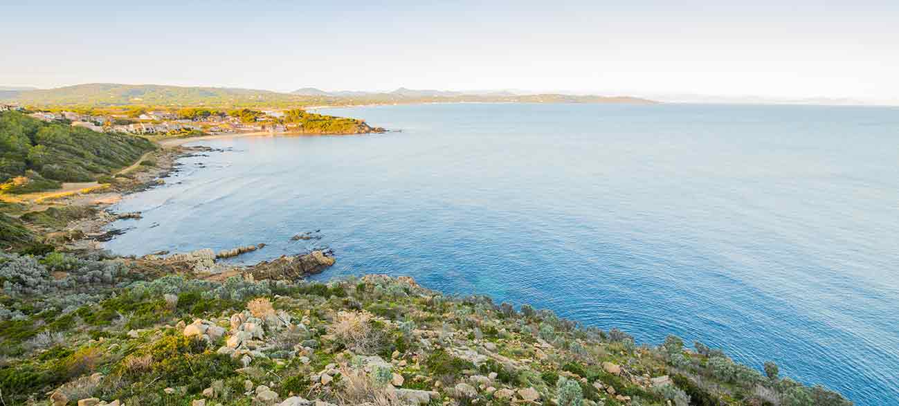 Vue plage Ramatuelle
