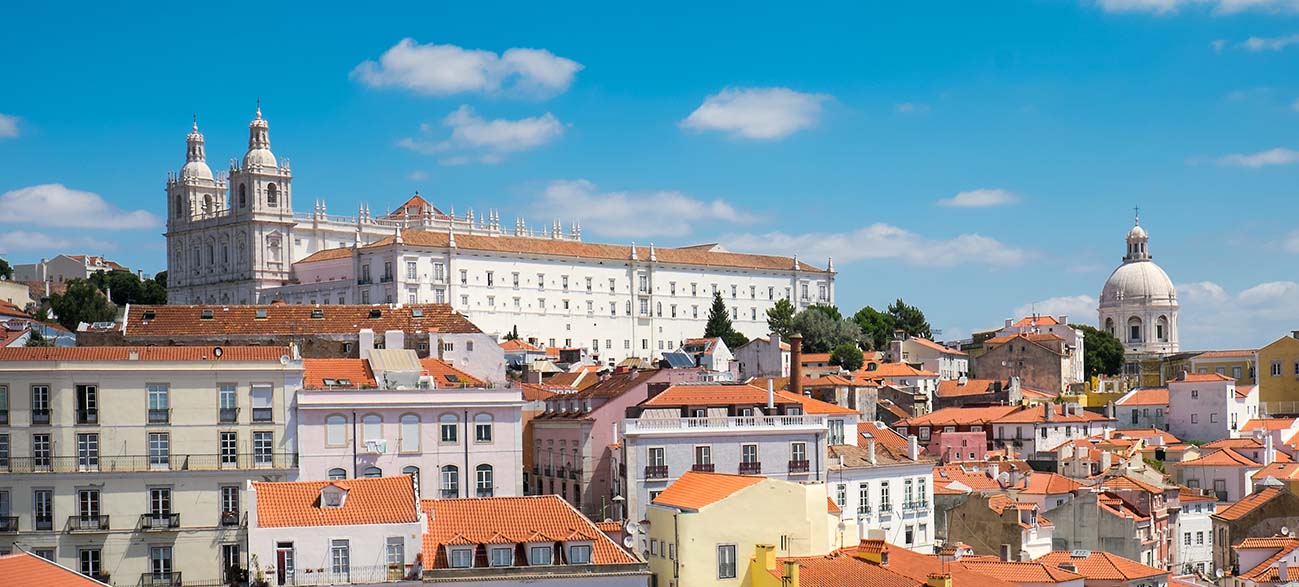 Quartier d'Alfama à Lisbonne au Portugal