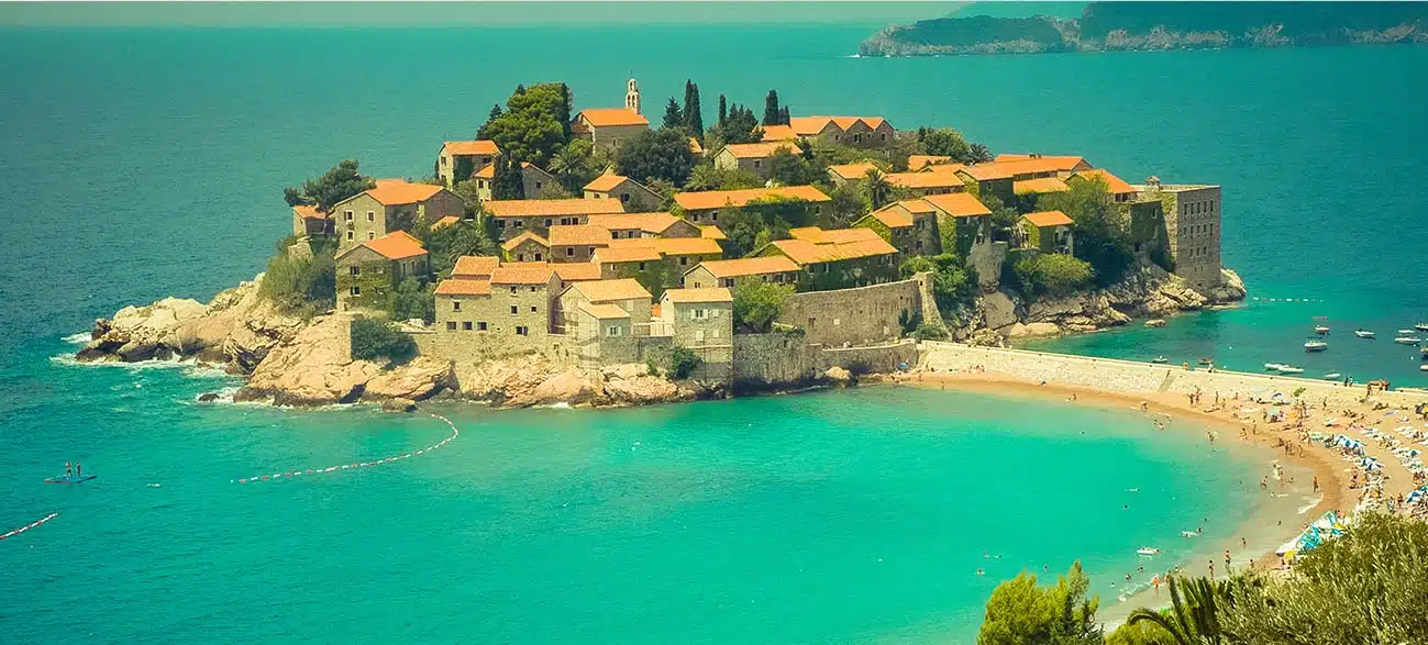 Île de Sveti Stefan au Monténégro