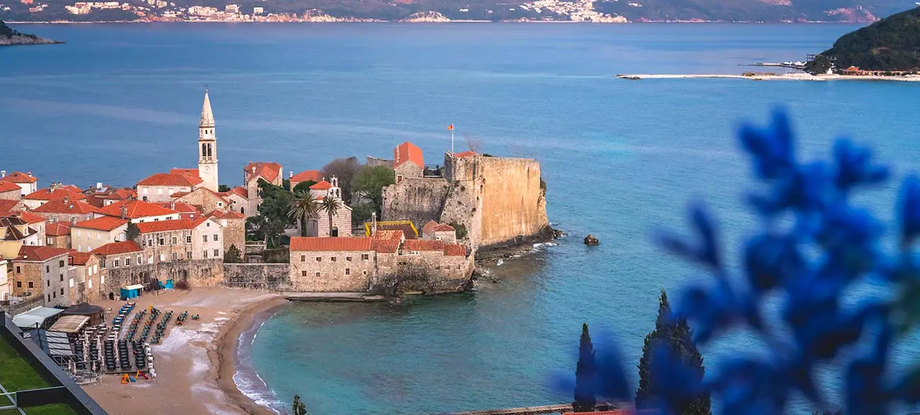 Ville de Budva au Monténégro