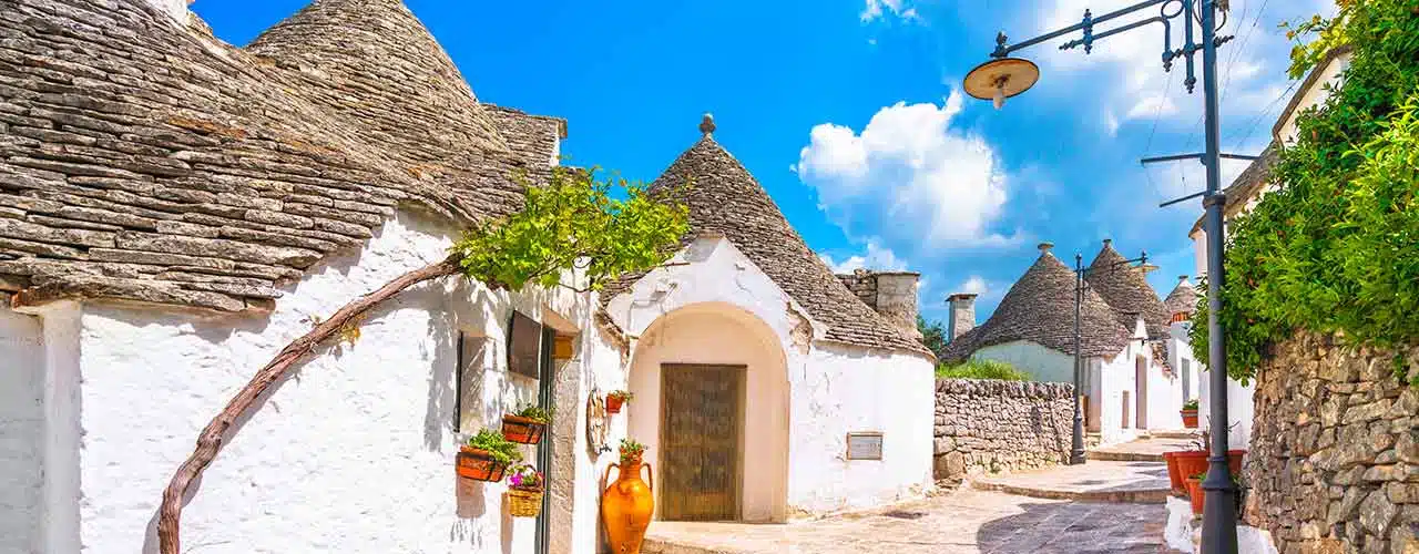 Ville d'Alberobello en Italie dans les Pouilles