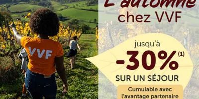 Offre promo l'automne chez VVF