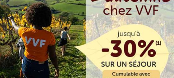 Offre promo l'automne chez VVF