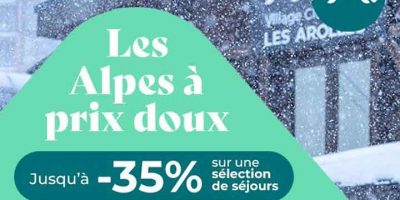 Promo séjours hiver 2026 Club Vacances MMV